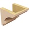 Ekena Millwork 6"W x 6"D x 6"H Wide Diane Rough Cedar Woodgrain TimberThane Corbel, Primed Tan CORUR06X06X06DIARCPR - alternate 3